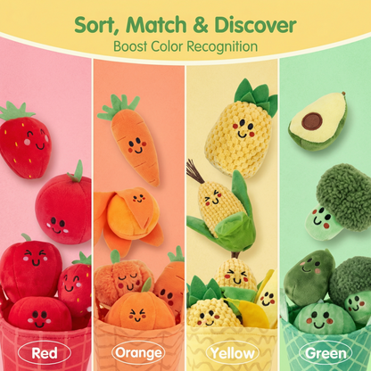 Fruit and Vegetable Sorting Toy Set