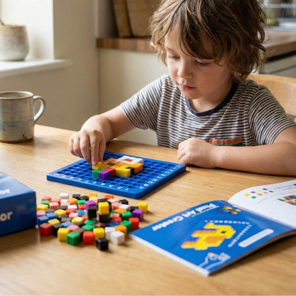 3D Pixel Art Puzzle Cube Set