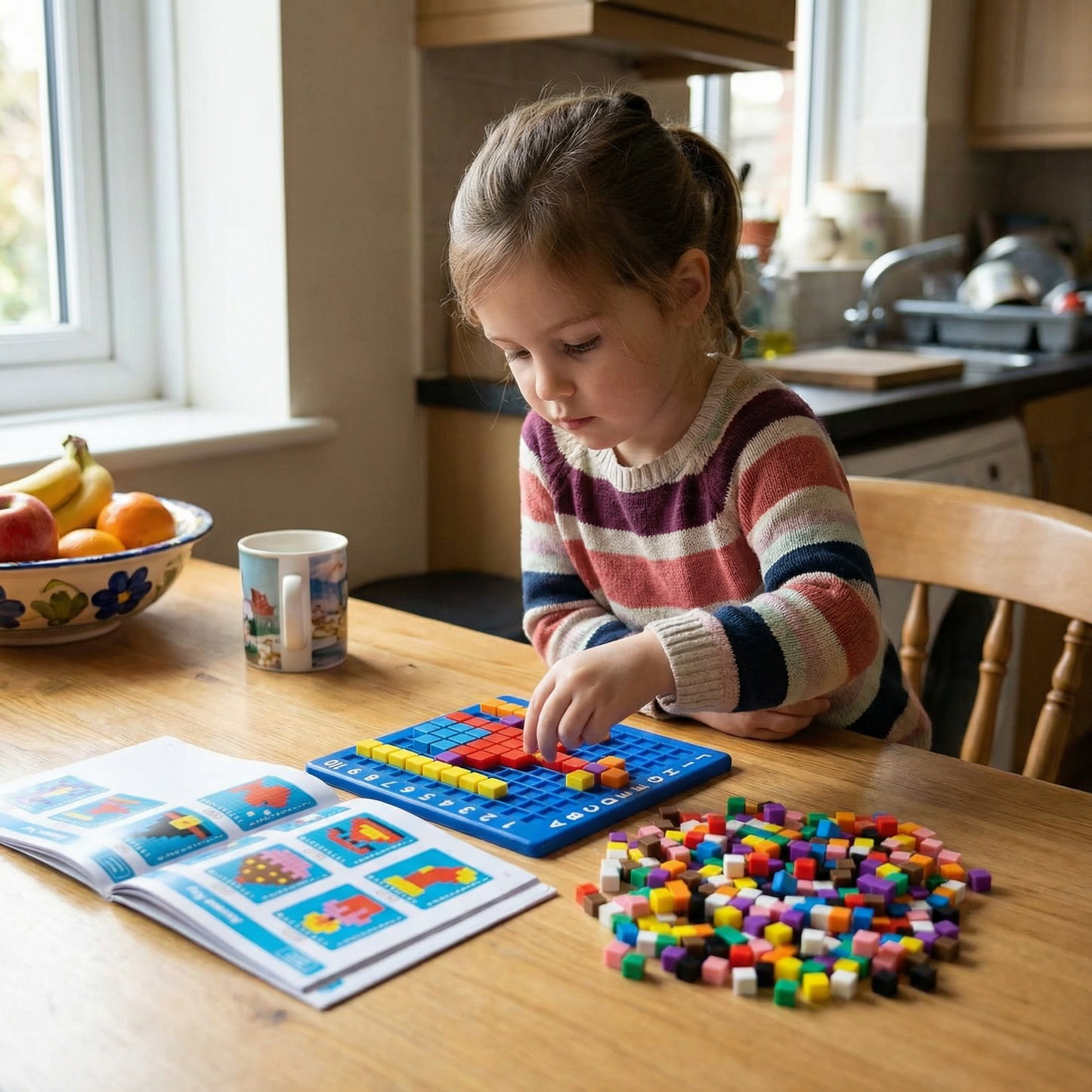 3D Pixel Art Puzzle Cube Set