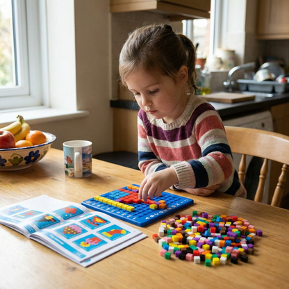 3D Pixel Art Puzzle Cube Set