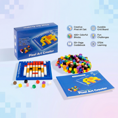 3D Pixel Art Puzzle Cube Set