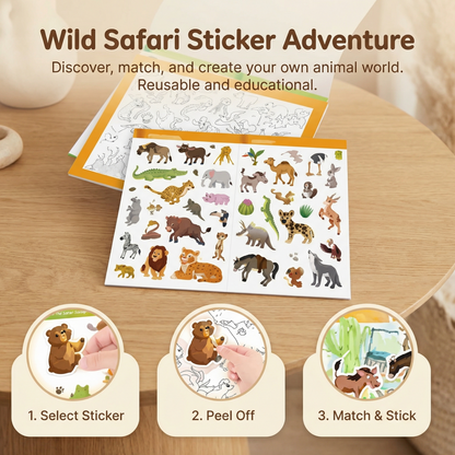 Seek and Find Sticker Colouring Book