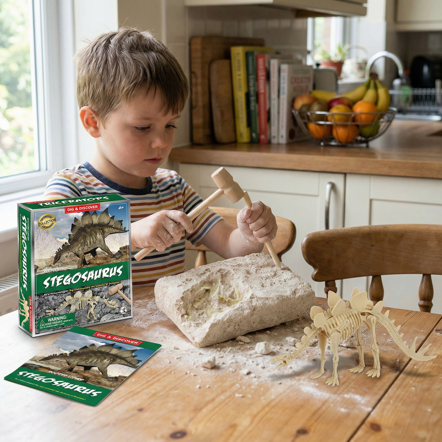 Dinosaur Fossil Excavation Kit for Kids