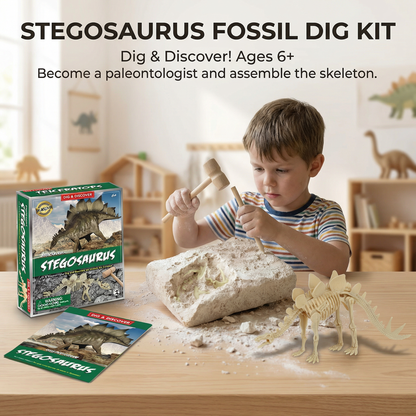 Dinosaur Fossil Excavation Kit for Kids