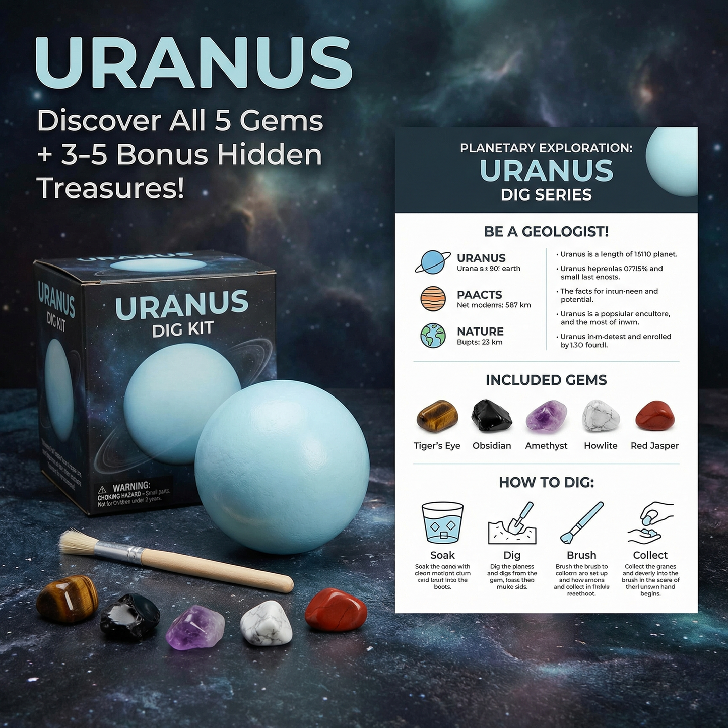 Planet Earth Gemstone Digging Kit