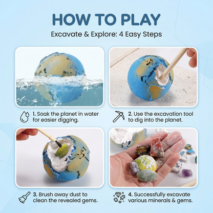 Planet Earth Gemstone Digging Kit