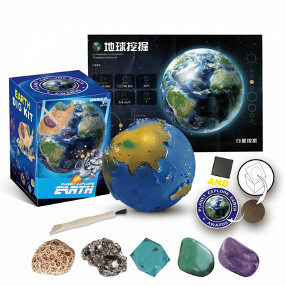 Planet Earth Gemstone Digging Kit