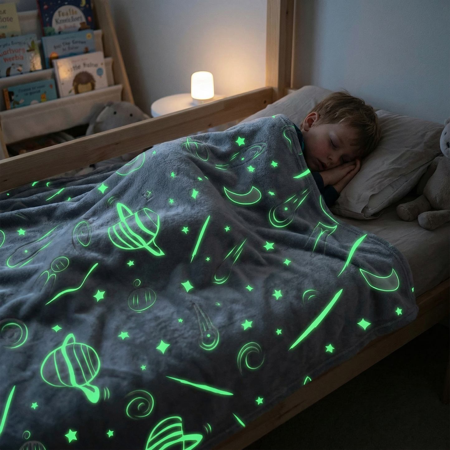 Glow in the Dark Star Cuddle Blanket