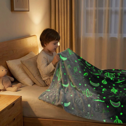 Glow in the Dark Star Cuddle Blanket