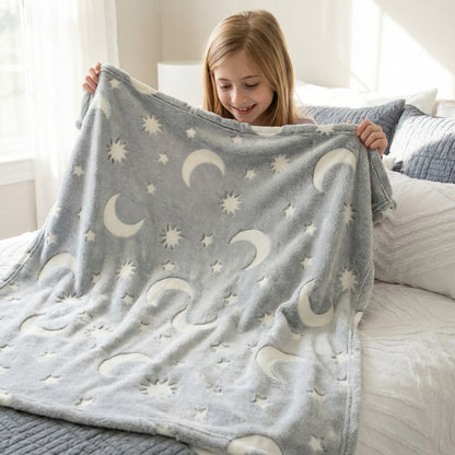Glow in the Dark Star Cuddle Blanket