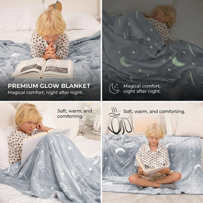 Glow in the Dark Star Cuddle Blanket