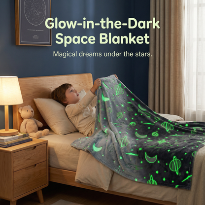 Glow in the Dark Star Cuddle Blanket