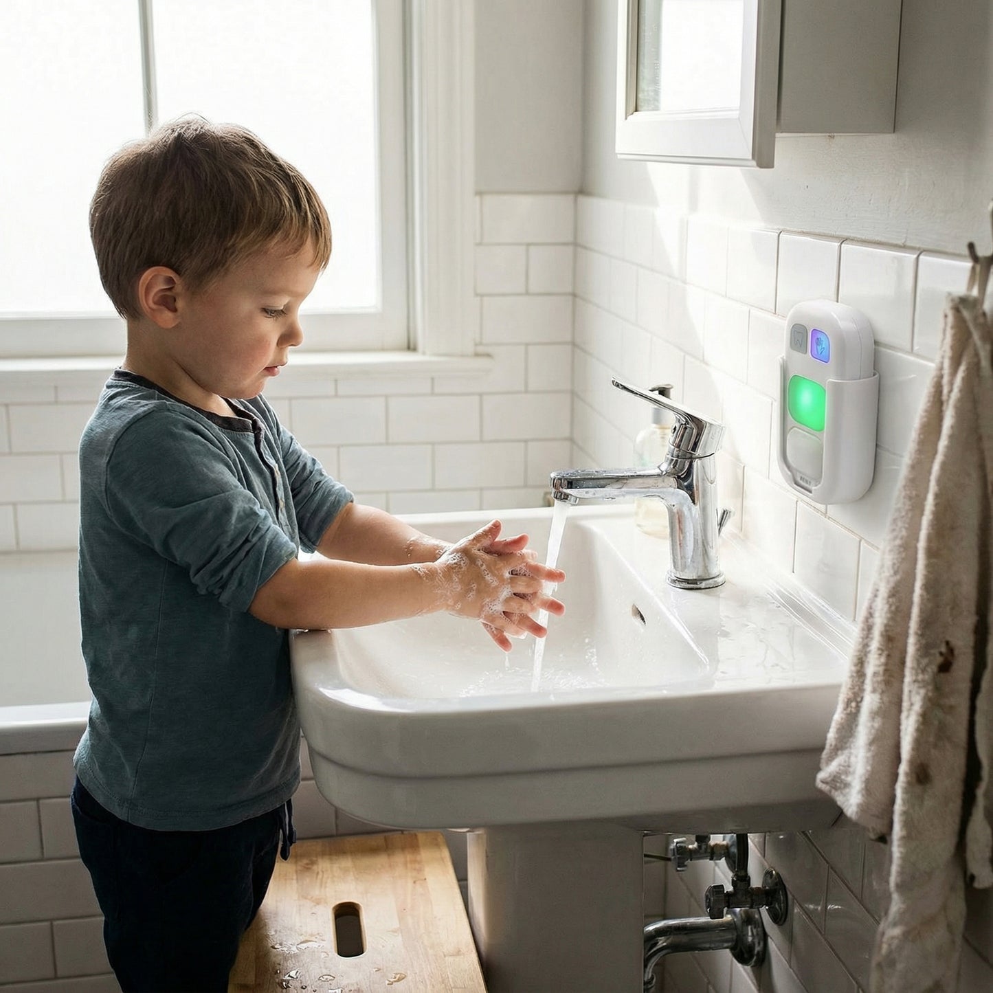 LED Toothbrushing and Handwashing Timer