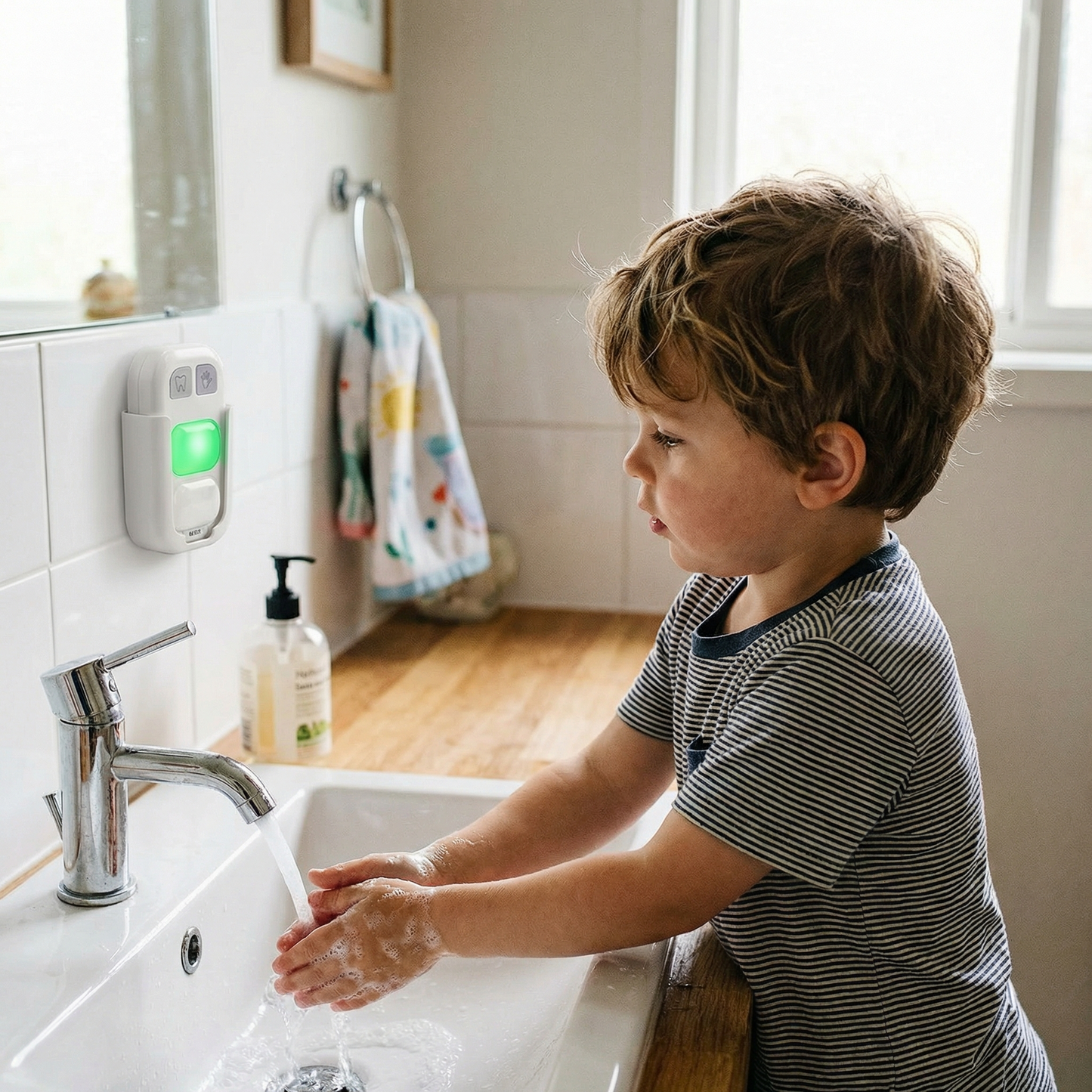 LED Toothbrushing and Handwashing Timer