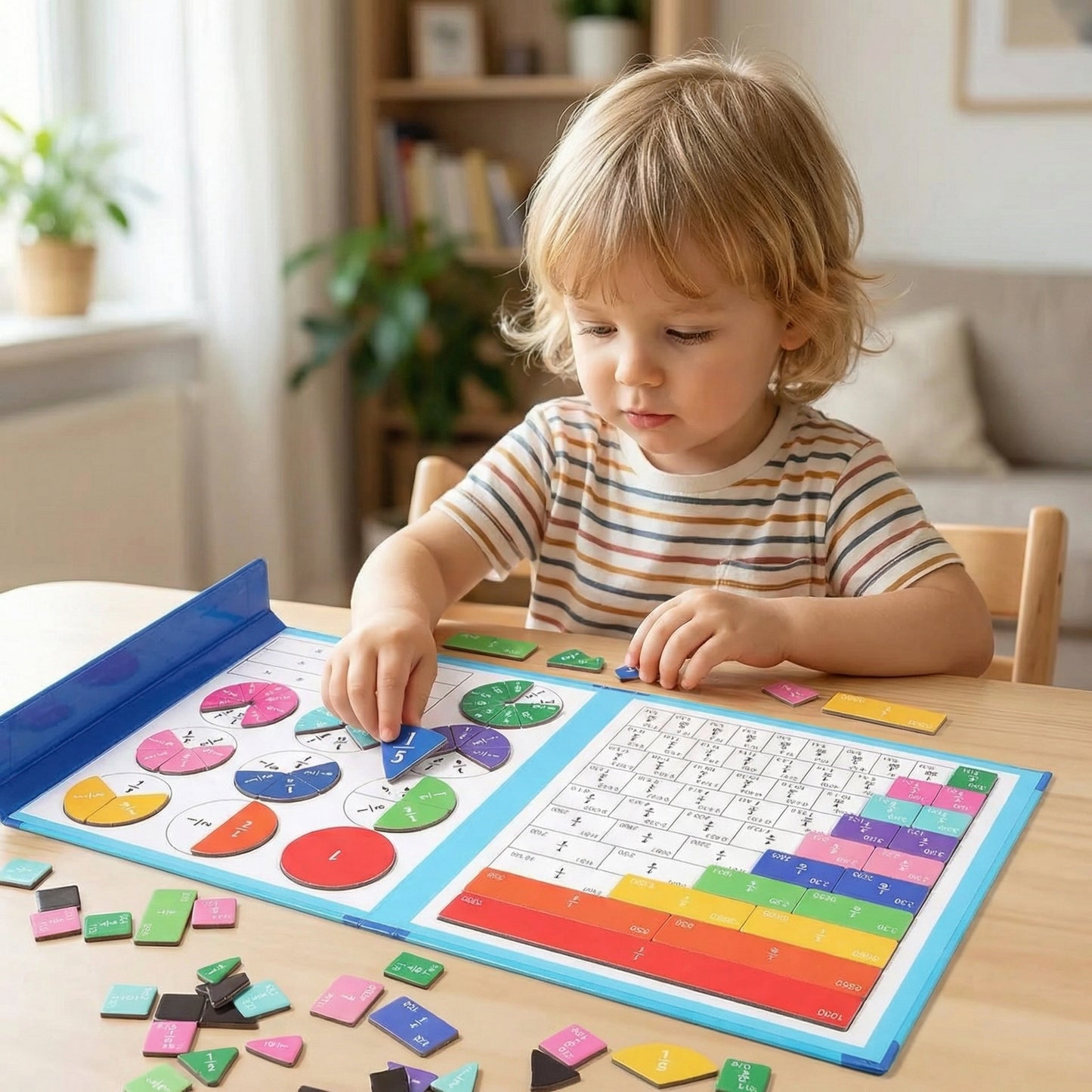 Magnetic Fractions Learning Set