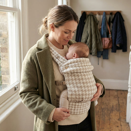 Ergonomic Checkered Baby Carrier