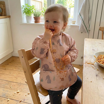 Toddler Full Coverage Feeding Bib - Waterproof