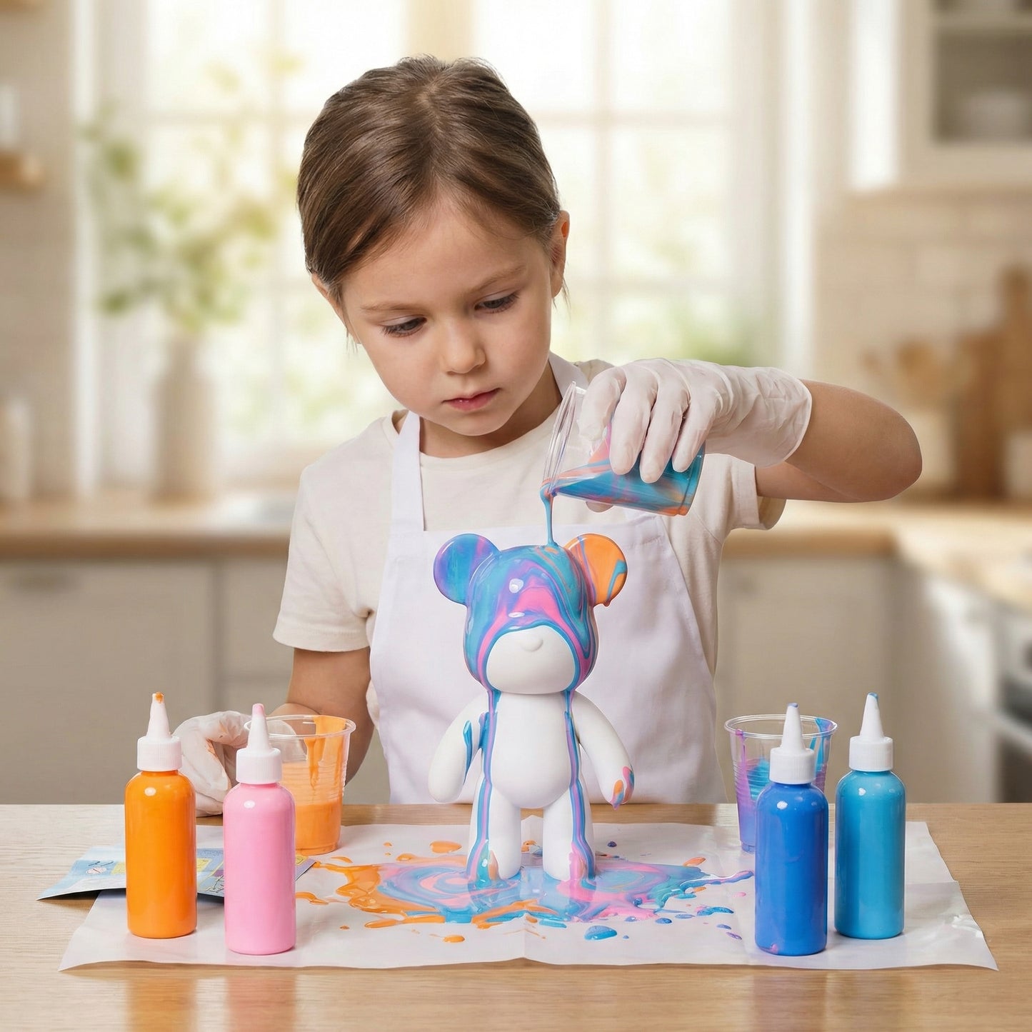 DIY Bear Painting Kit for Kids