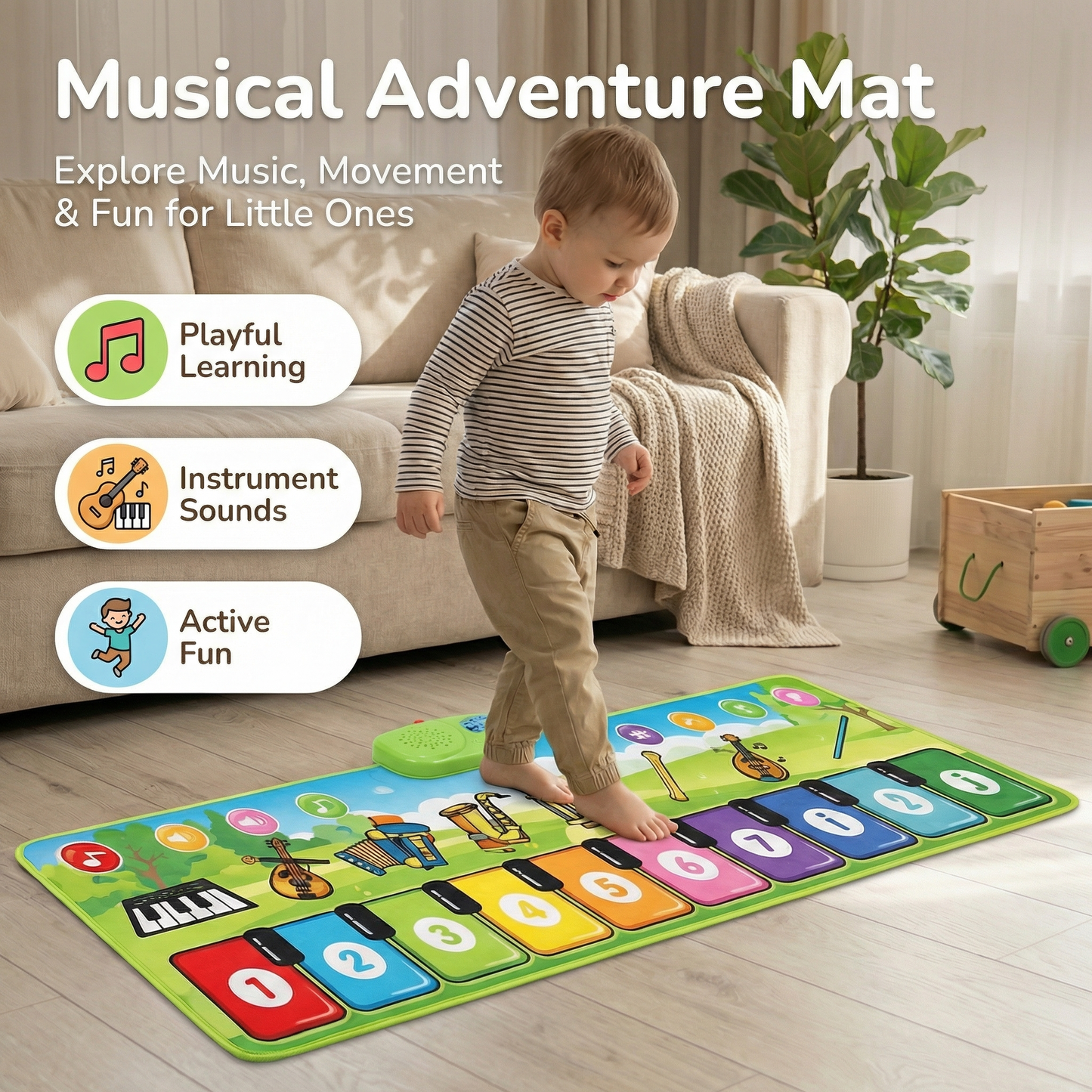 Musical Dance Piano Mat for Kids