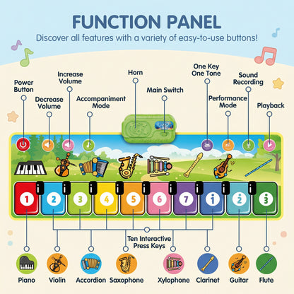 Musical Dance Piano Mat for Kids