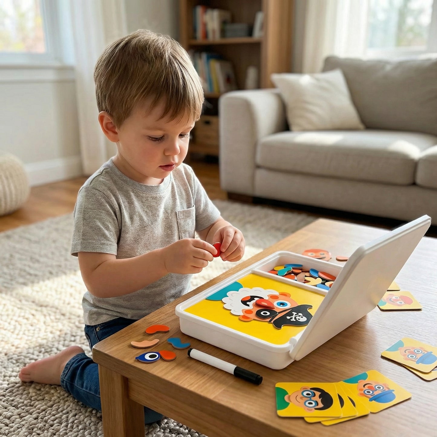 Magnetic Learning Puzzle Set for Kids