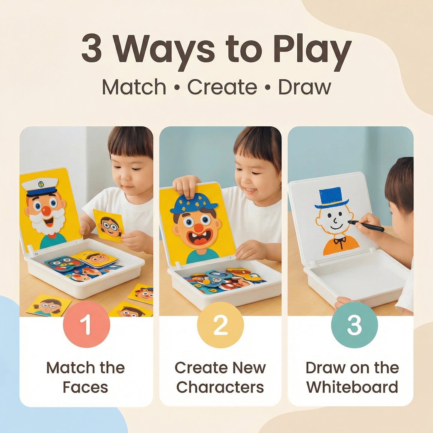 Magnetic Learning Puzzle Set for Kids