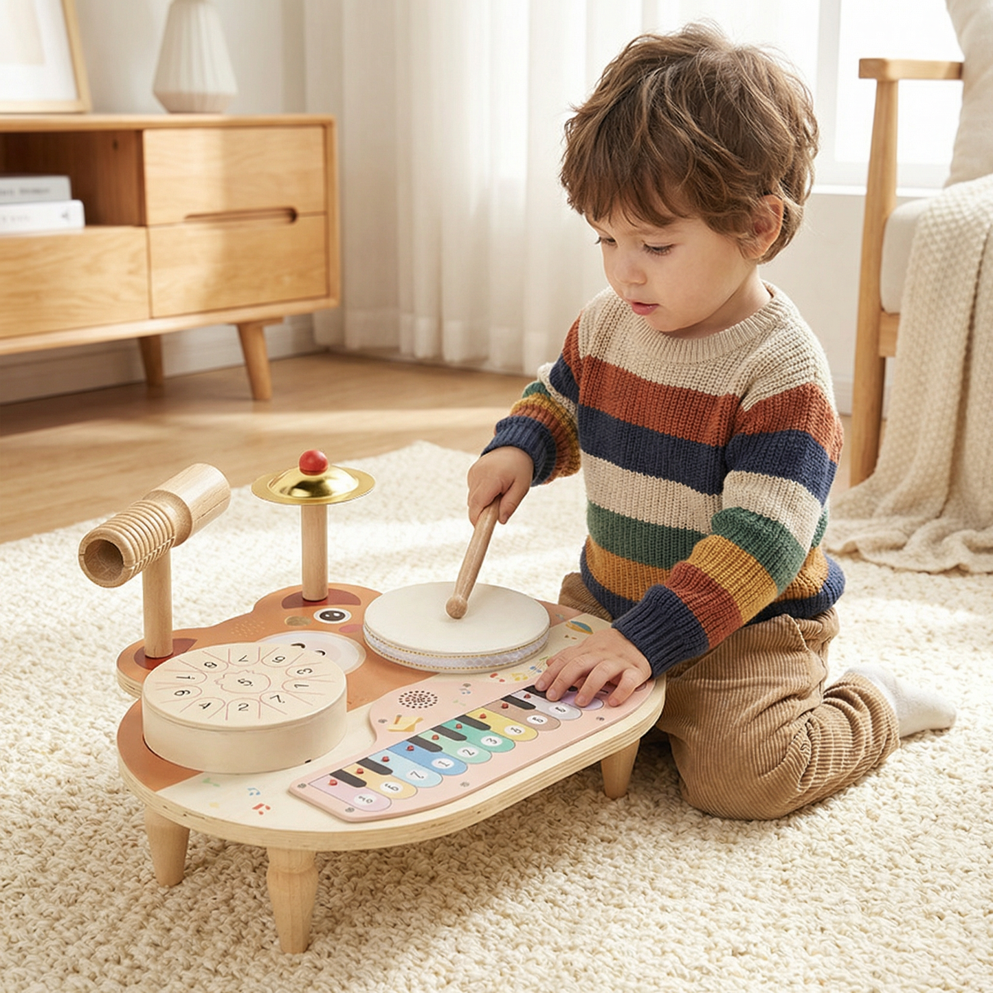 5 in 1 Montessori Musical Activity Table