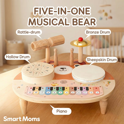 5 in 1 Montessori Musical Activity Table
