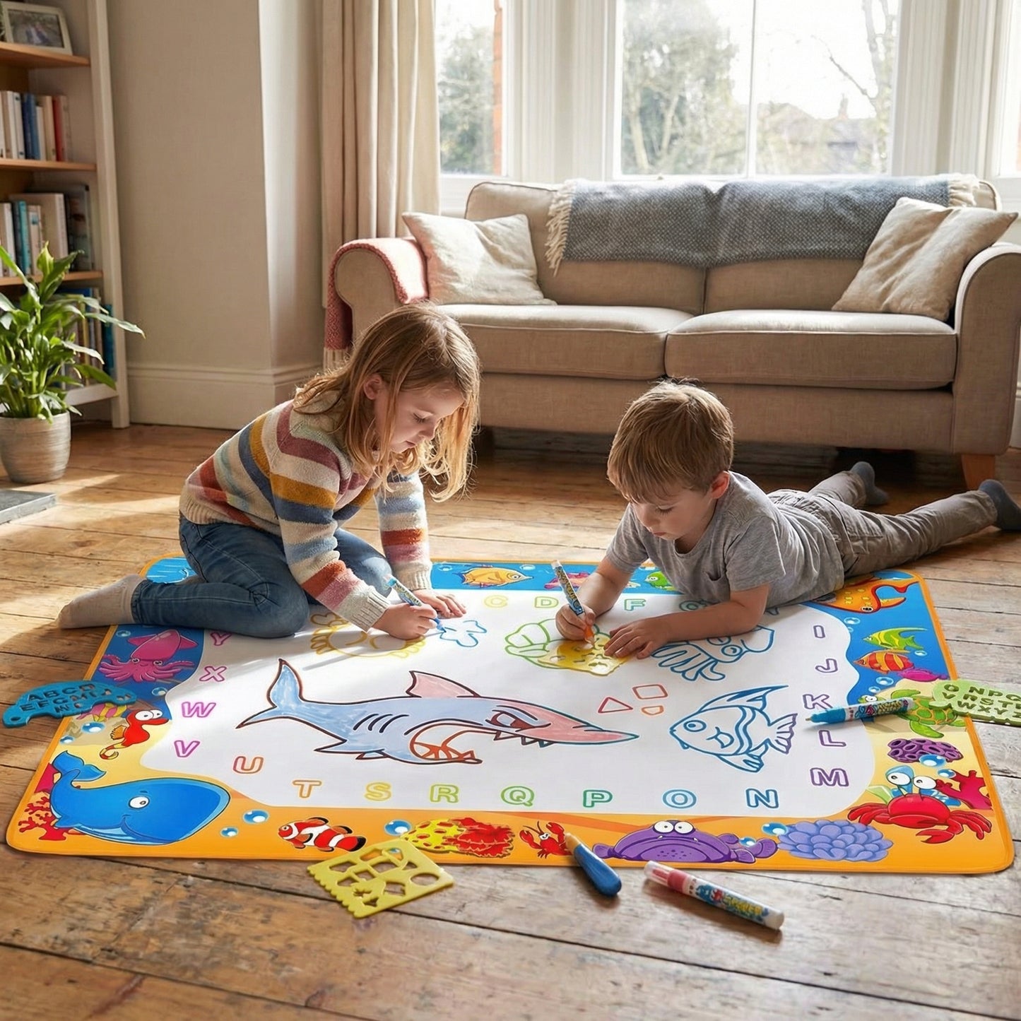Magic Water Drawing Mat for Kids