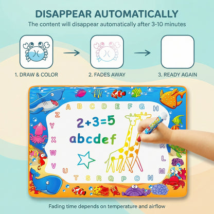 Magic Water Drawing Mat for Kids