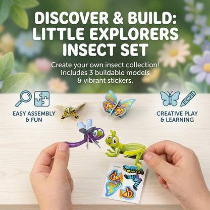 3D Cardboard Puzzle Set for Kids