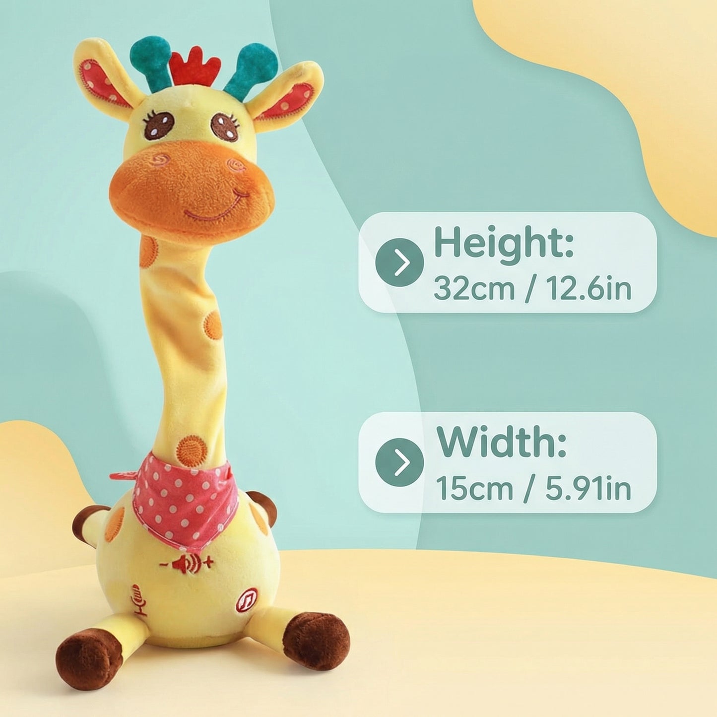 Dancing Musical Giraffe Toy for Toddlers