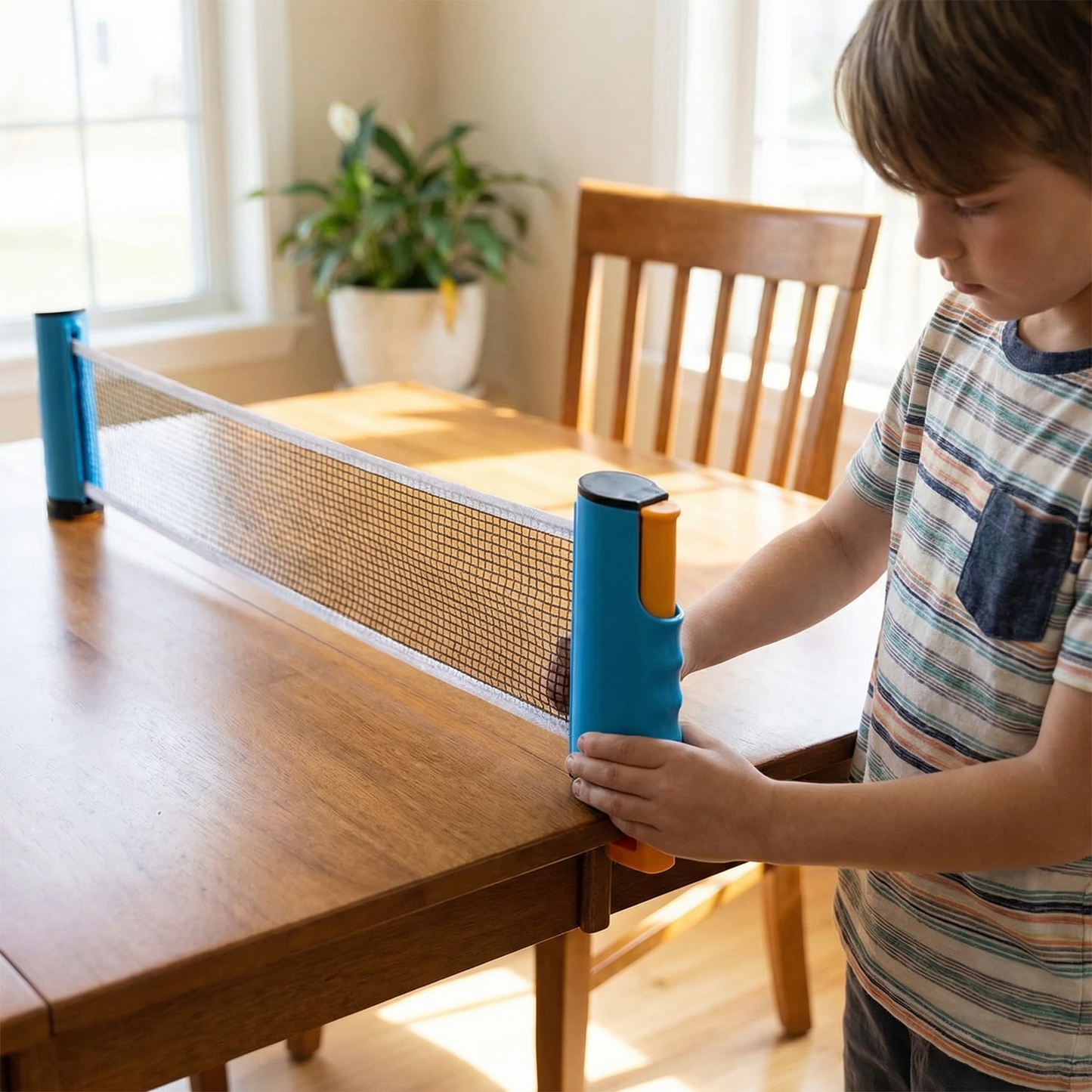 Portable Clip On Table Tennis Net