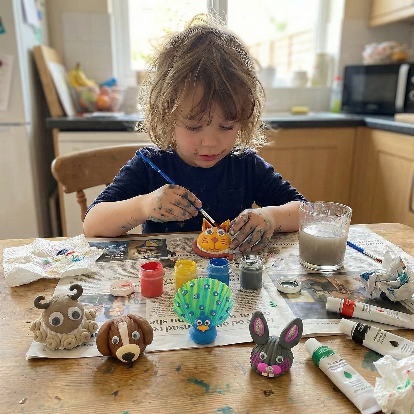 Sea Shell Painting Craft Kit for Kids