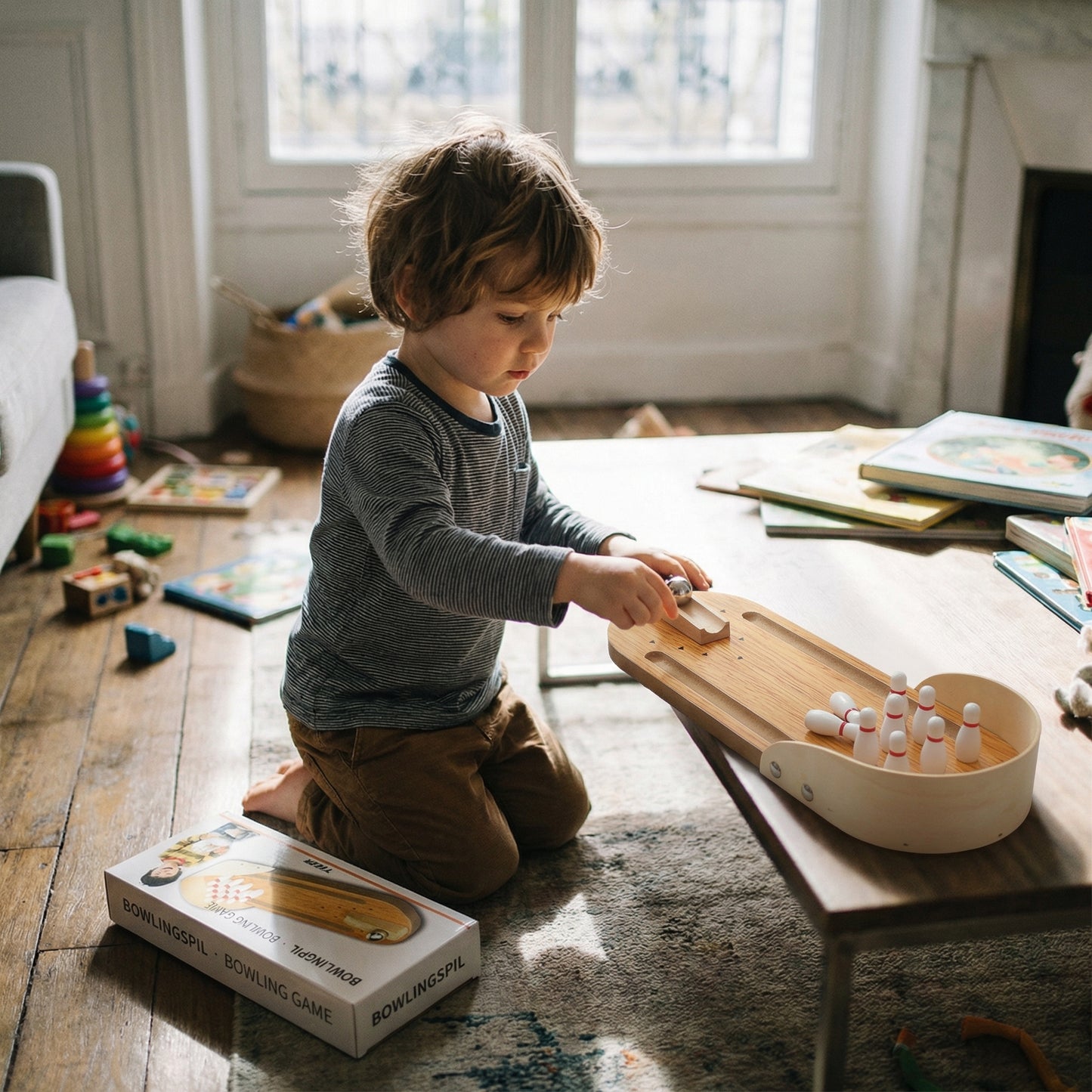 Mini Tabletop Bowling Game for Family Fun