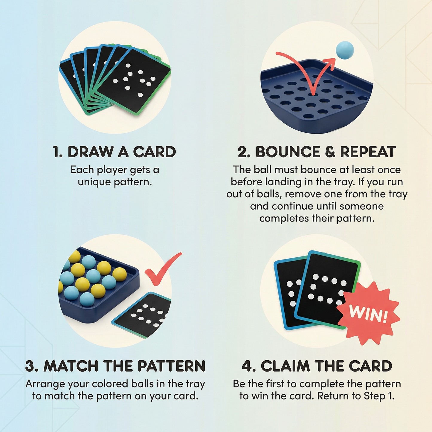 Bounce Ball Table Game for Family Fun