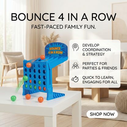 Bounce 4 in a Row Table Game