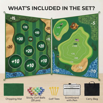 Sticky Golf Target Game Set for Family Fun