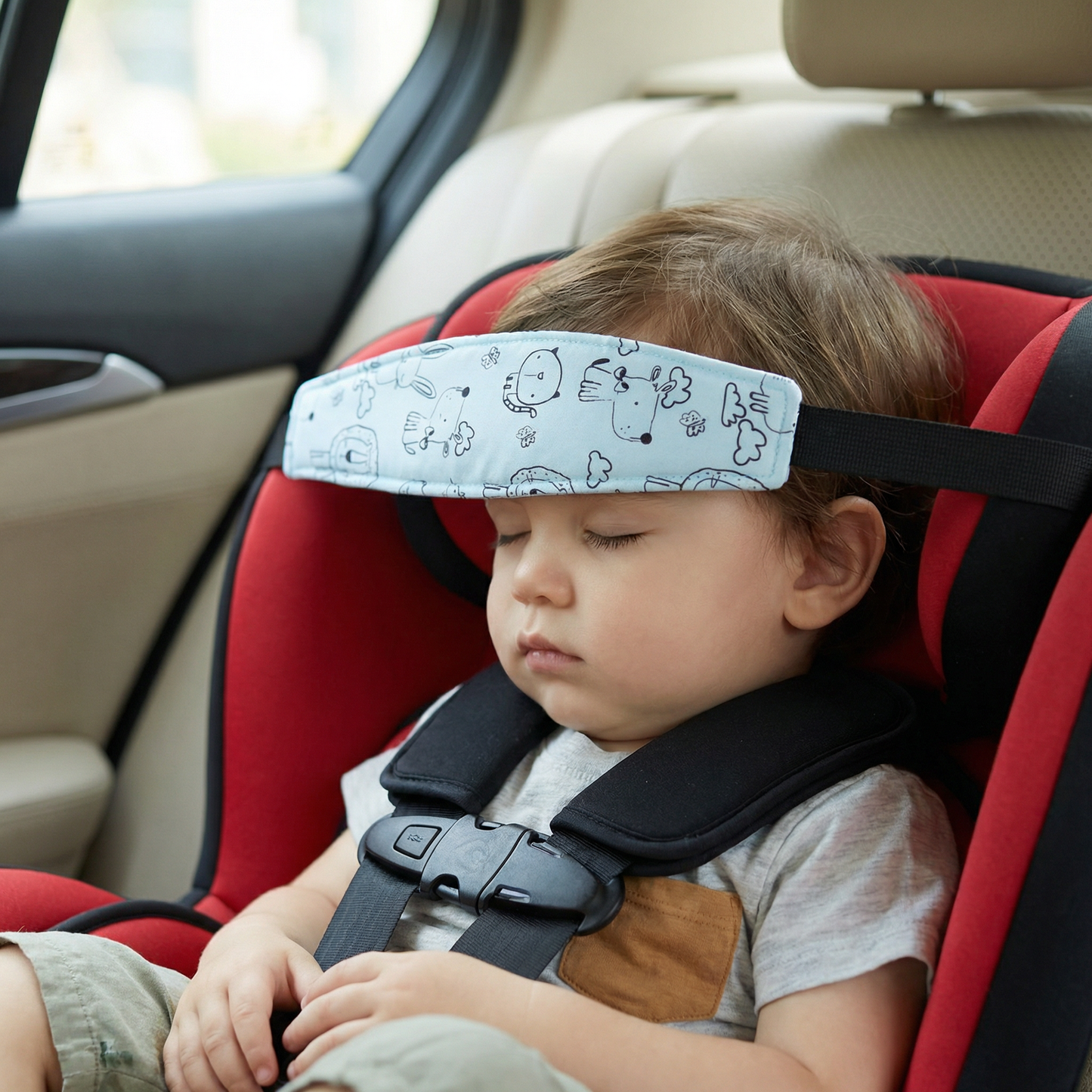Child Car Seat Sleep Head Support Strap