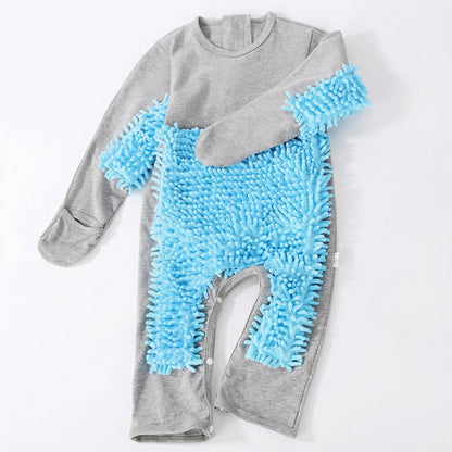 Baby Crawling Mop Suit for Funny Cleaning Play