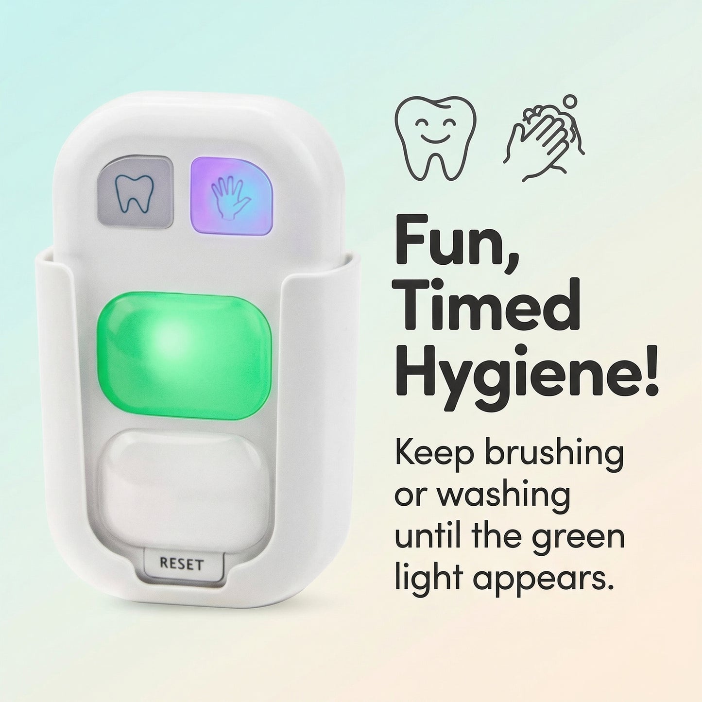 LED Toothbrushing and Handwashing Timer