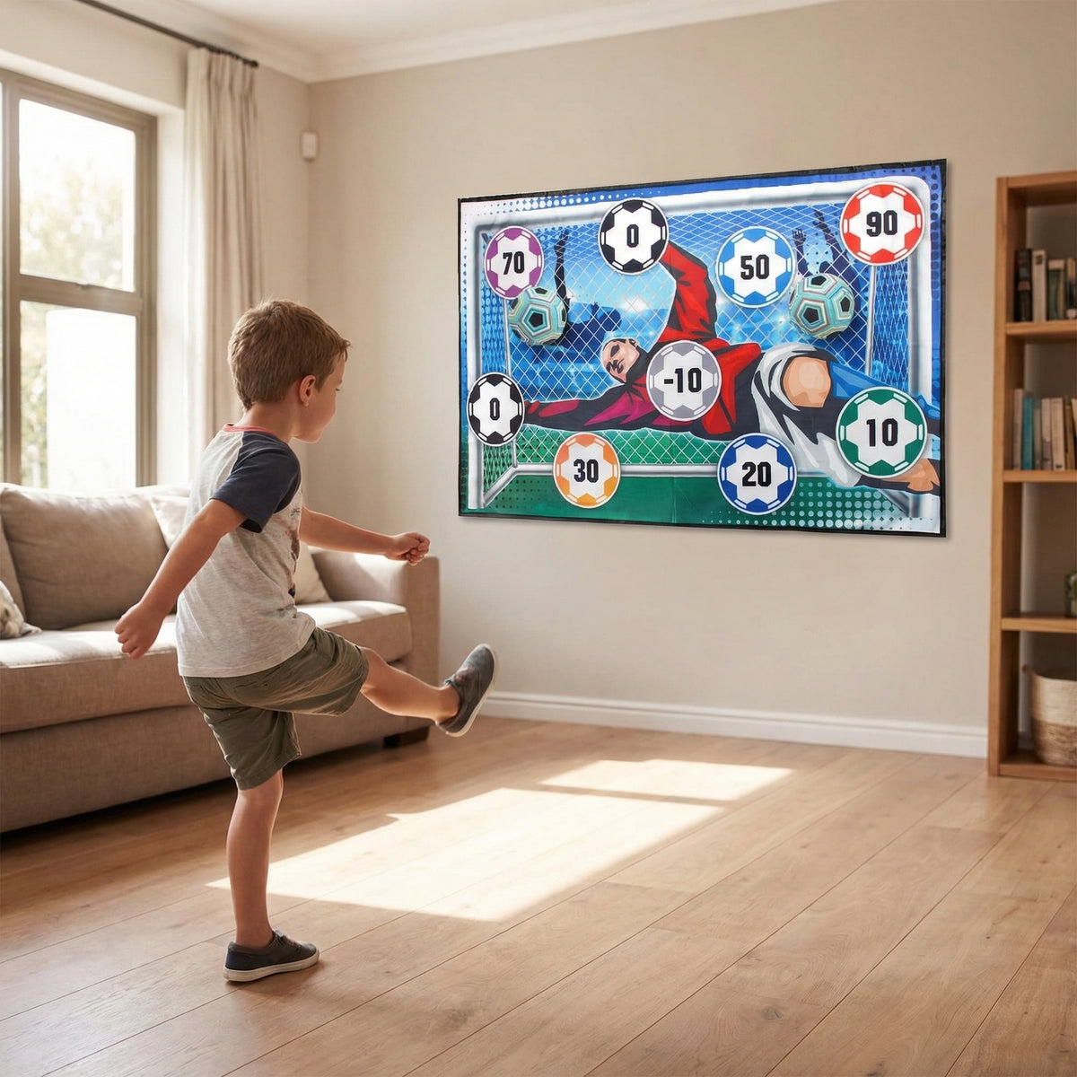 Football Target Kick Game – Quiet Indoor Fun