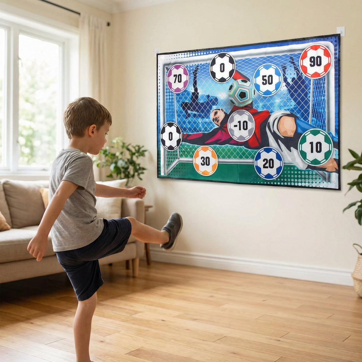 Football Target Kick Game – Quiet Indoor Fun