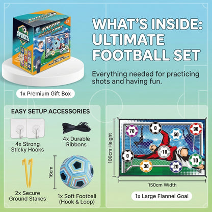 Football Target Kick Game – Quiet Indoor Fun