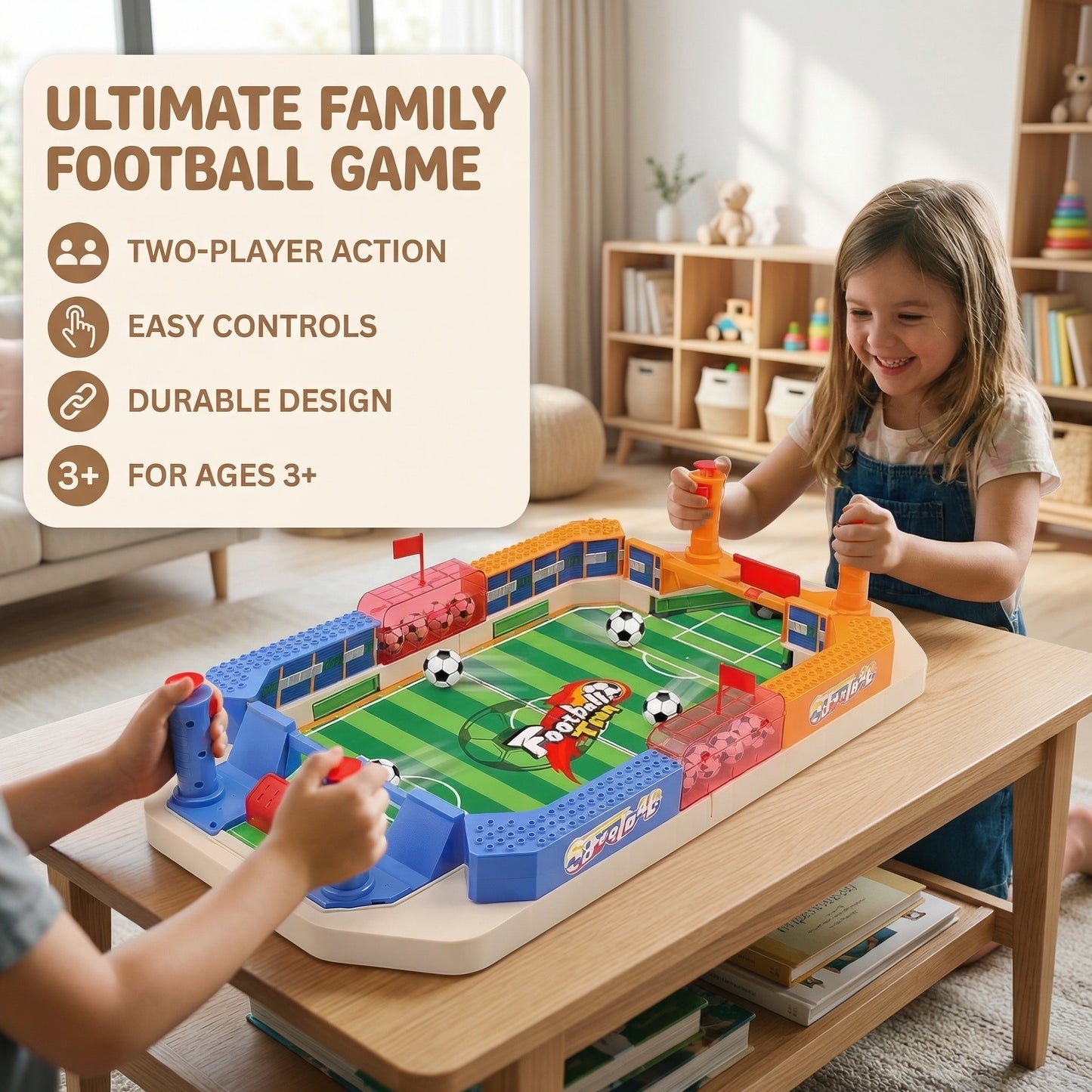 Mini Table Football Game for Family Fun