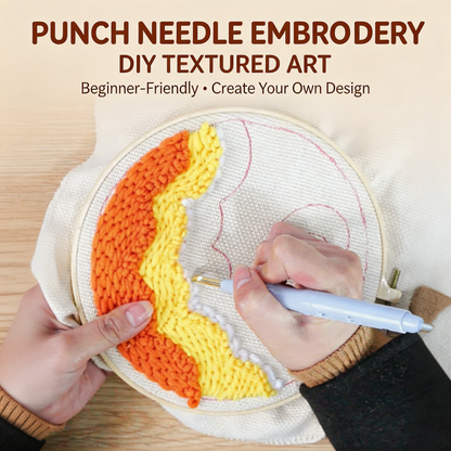 Beginner Punch Needle Embroidery Kit