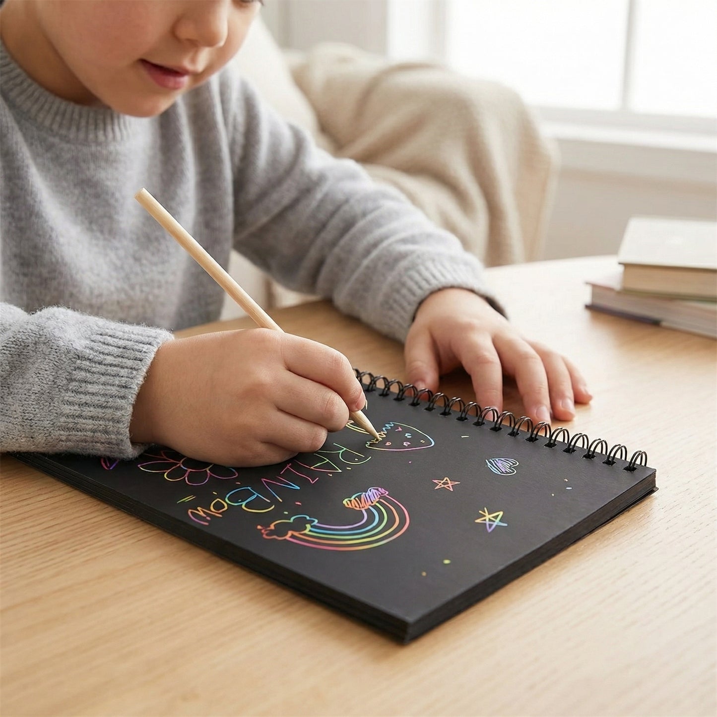 Magic Scratch Paper Book for Children
