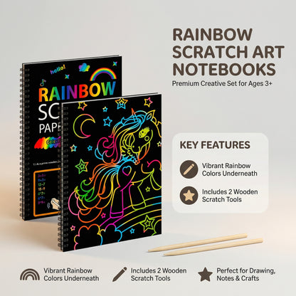 Magic Scratch Paper Book for Children