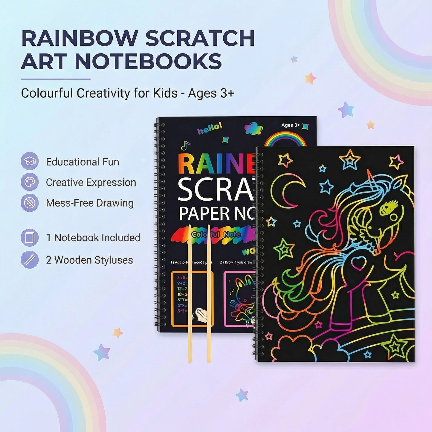 Magic Scratch Paper Book for Children