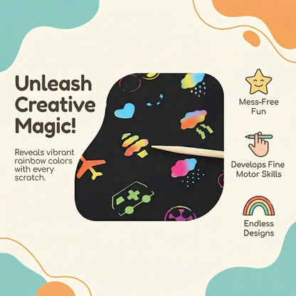 Magic Scratch Paper Book for Children